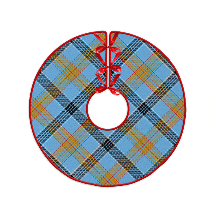 Laing (Lang) Ancient Clan Badge Tartan Christmas Tree Skirt