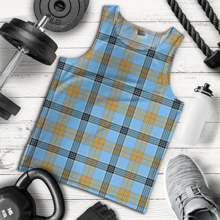 Laing (Lang) Ancient Clan Badge Tartan Men Tank Top