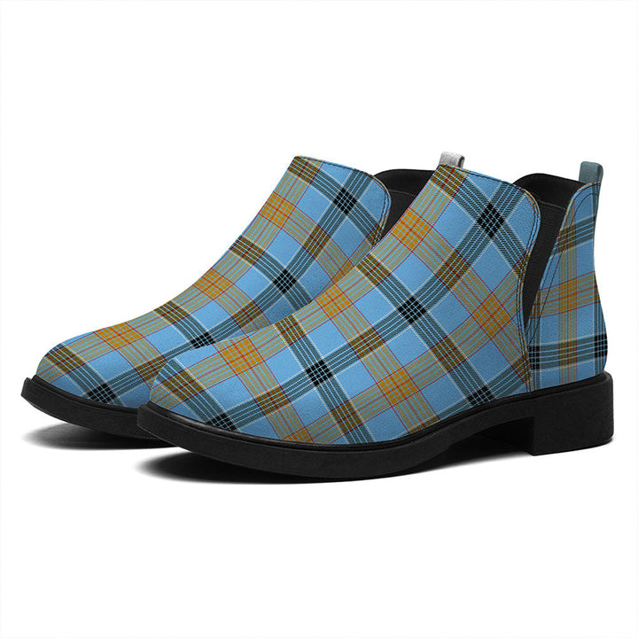 Laing (Lang) Ancient Tartan Flat Ankle Boots