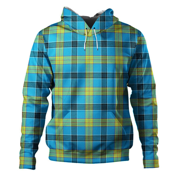 Laing (Lang) Modern Clan Badge Tartan Hoodie