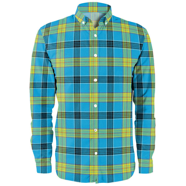 Laing (Lang) Modern Clan Badge Tartan Long Sleeve Shirt