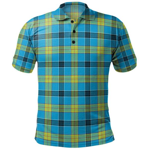 Laing (Lang) Modern Clan Badge Tartan Polo Shirt