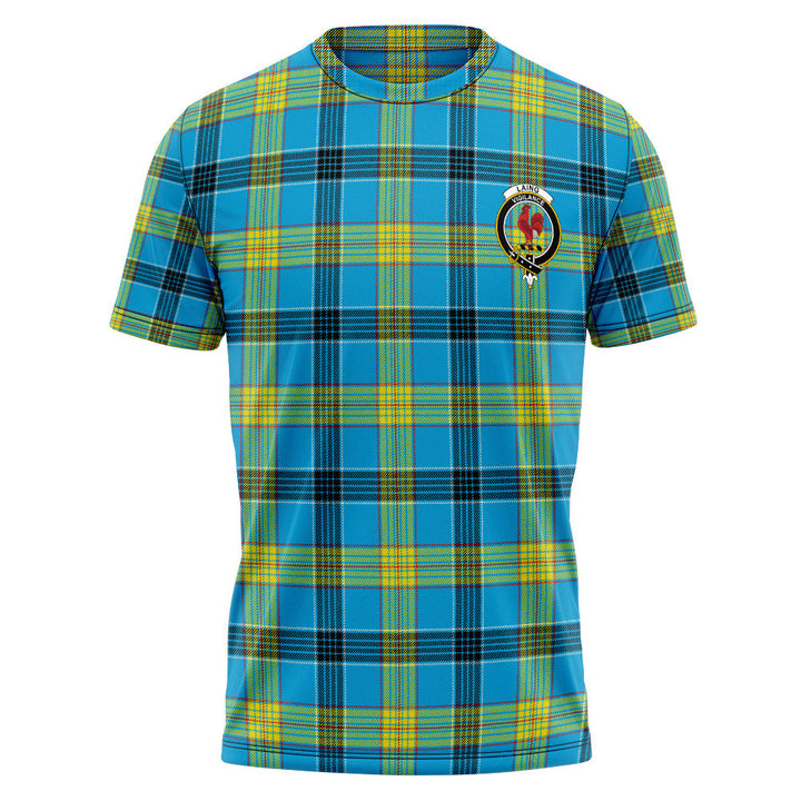 Laing (Lang) Modern Clan Badge Tartan T-Shirt