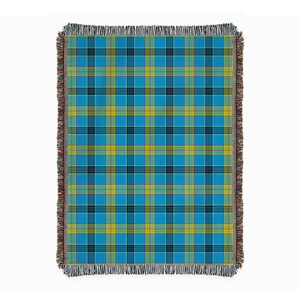 Laing (Lang) Modern Clan Badge Tartan Woven Blanket