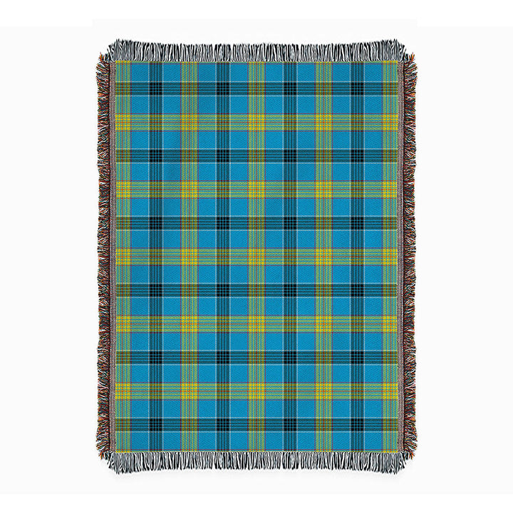 Laing (Lang) Modern Clan Badge Tartan Woven Blanket