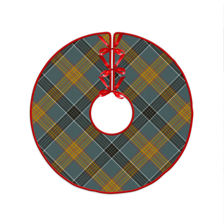 Laing (Lang) Weathered Clan Badge Tartan Christmas Tree Skirt