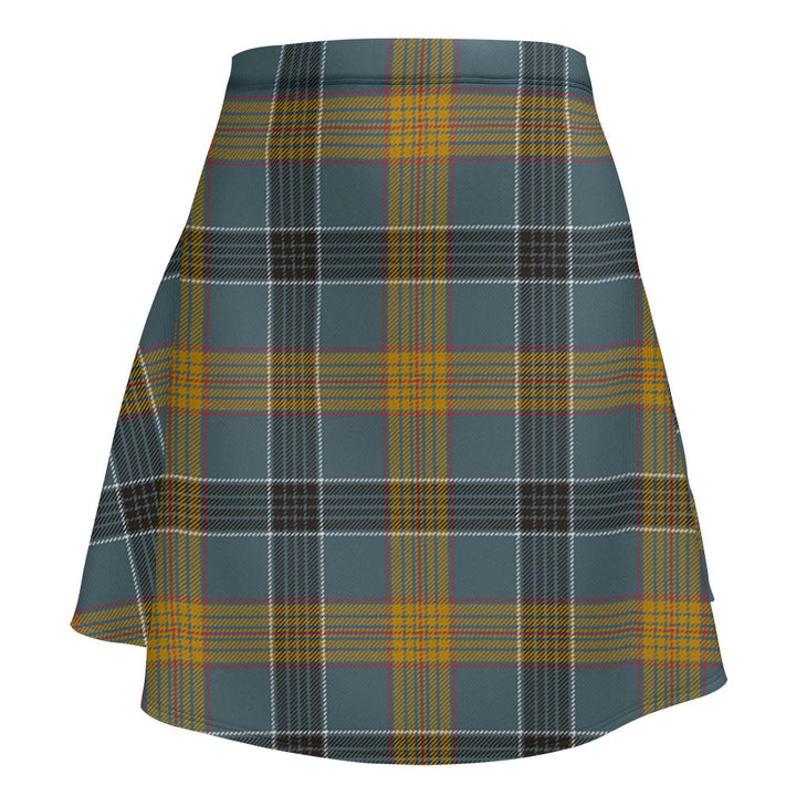 Laing (Lang) Weathered Clan Badge Tartan Flared Skirt