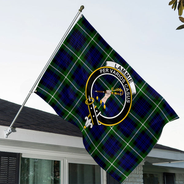 Lammie Clan Badge Tartan House Flag