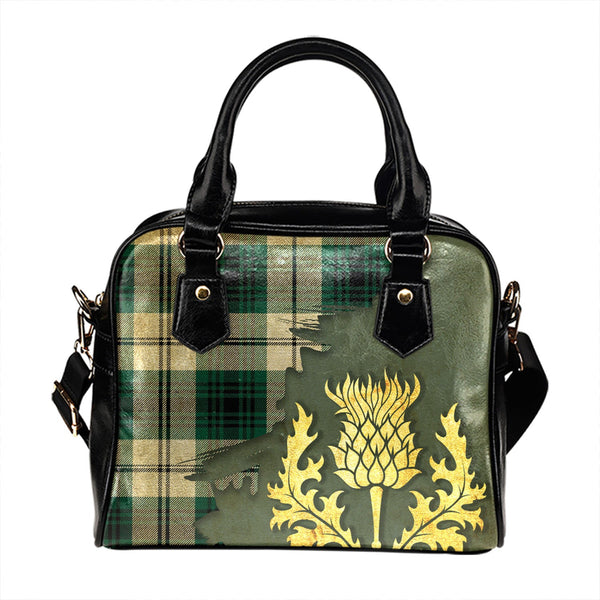 Lamont Dress (MacLamont Dress) Modern Tartan Shoulder Handbag Thistle Oldest Style