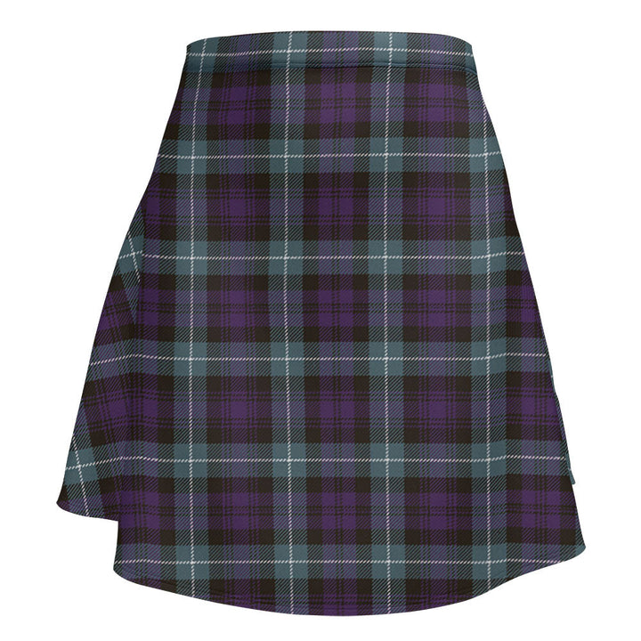 Lamont Weathered Clan Badge Tartan Flared Skirt