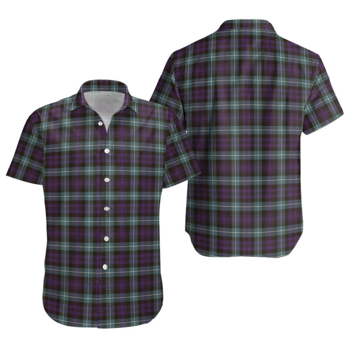Lamont Weathered Clan Badge Tartan Short Sleeve Shirt