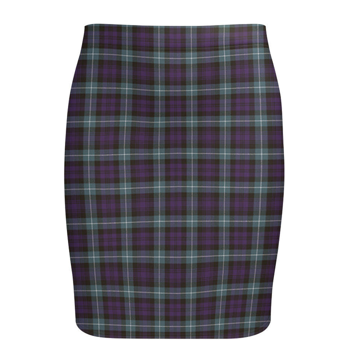 Lamont Weathered Tartan Fitted Skirt