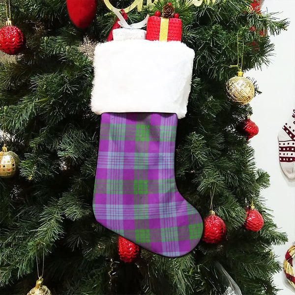 Lang (Laing) Ancient Clan Badge Tartan Christmas Stocking