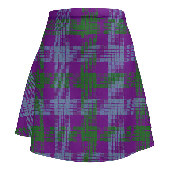 Lang (Laing) Ancient Clan Badge Tartan Flared Skirt