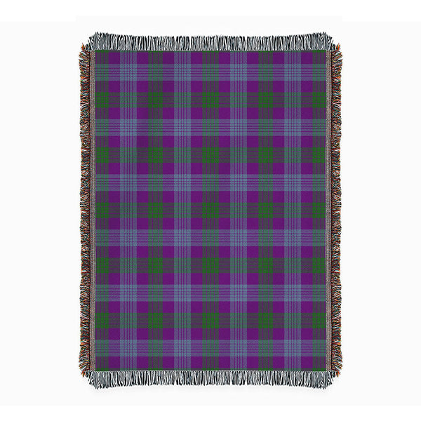 Lang (Laing) Ancient Clan Badge Tartan Woven Blanket