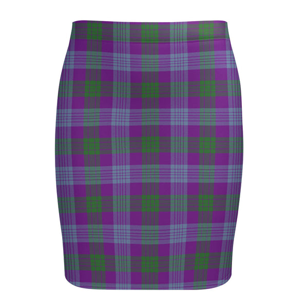 Lang (Laing) Ancient Tartan Fitted Skirt