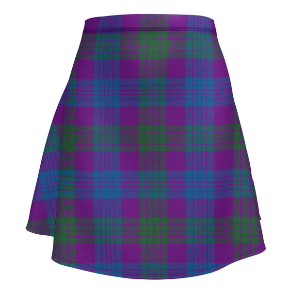 Lang (Laing) Modern Clan Badge Tartan Flared Skirt