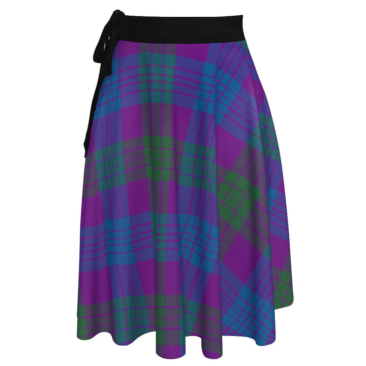Lang (Laing) Modern Tartan Wrap Skirt