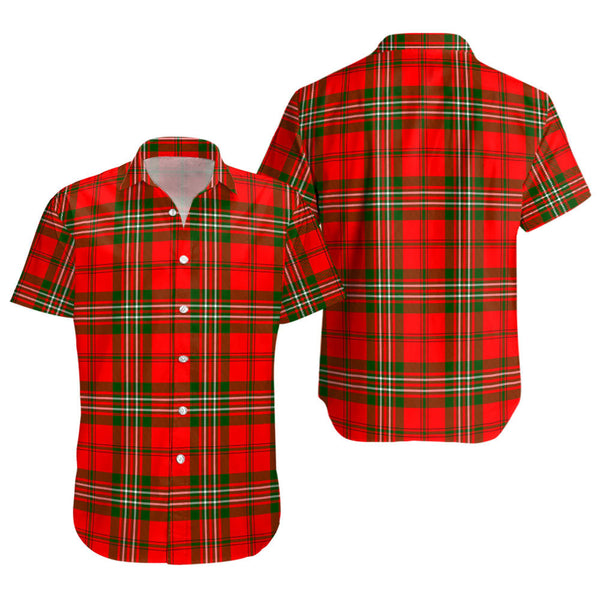 Langlands Clan Badge Tartan Short Sleeve Shirt