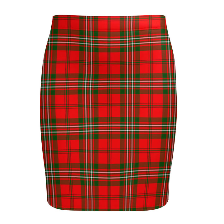 Langlands Tartan Fitted Skirt