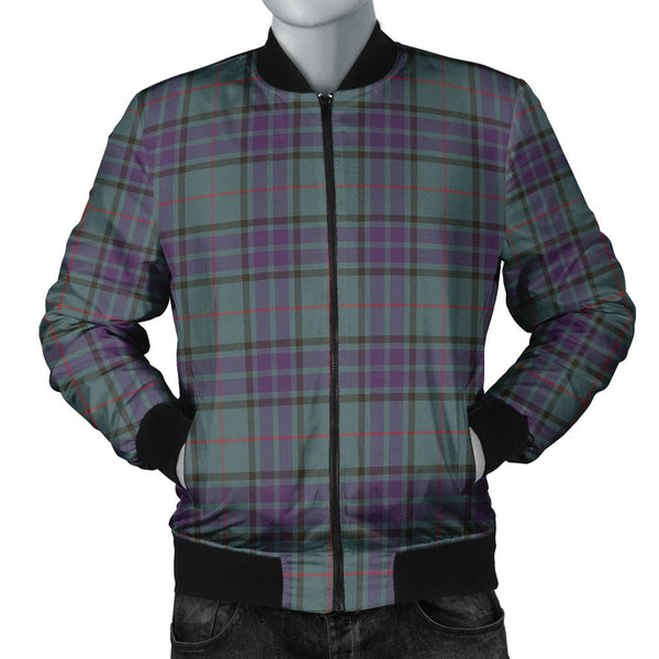 Lauder Weathered Clan Badge Tartan Bomber Jacket