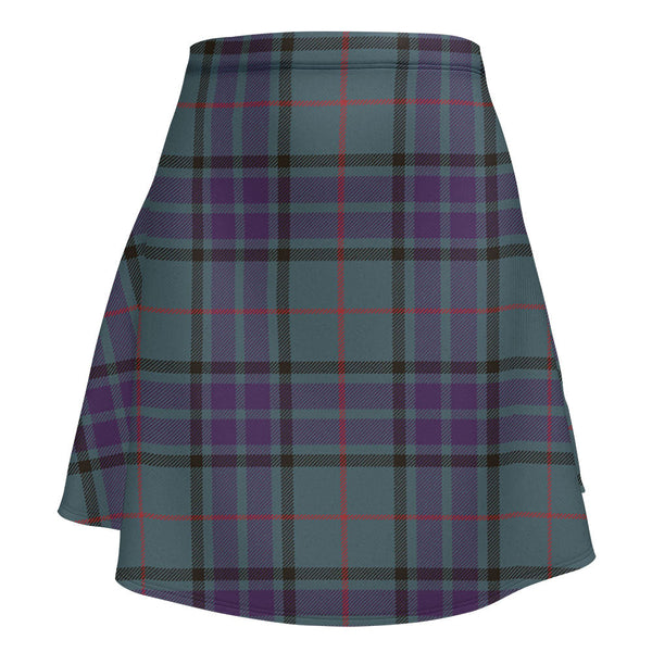 Lauder Weathered Clan Badge Tartan Flared Skirt