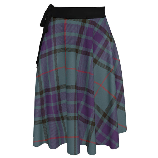 Lauder Weathered Tartan Wrap Skirt