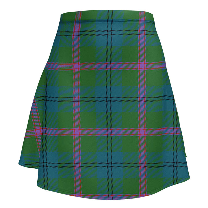 Laurie Ancient Clan Badge Tartan Flared Skirt