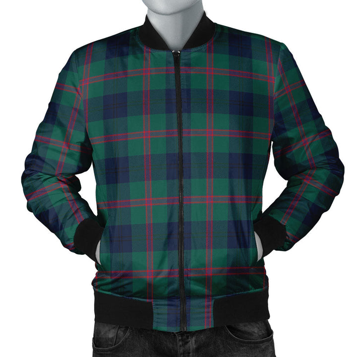 Laurie Modern Clan Badge Tartan Bomber Jacket