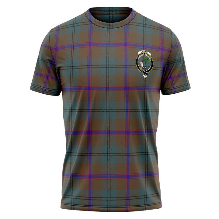 Laurie Weathered Clan Badge Tartan T-Shirt