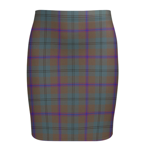 Laurie Weathered Tartan Fitted Skirt