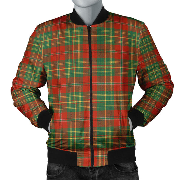 Leask Ancient Clan Badge Tartan Bomber Jacket