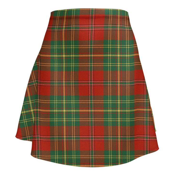 Leask Ancient Clan Badge Tartan Flared Skirt