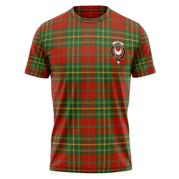 Leask Ancient Clan Badge Tartan T-Shirt