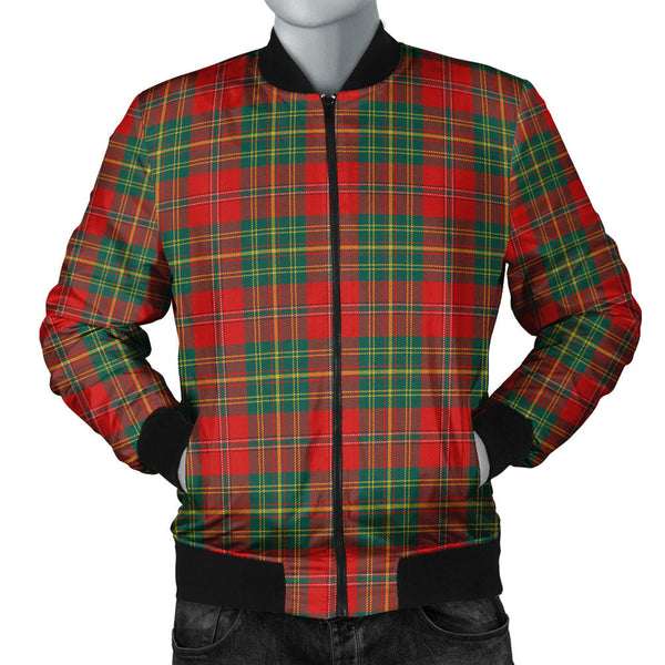 Leask Modern Clan Badge Tartan Bomber Jacket