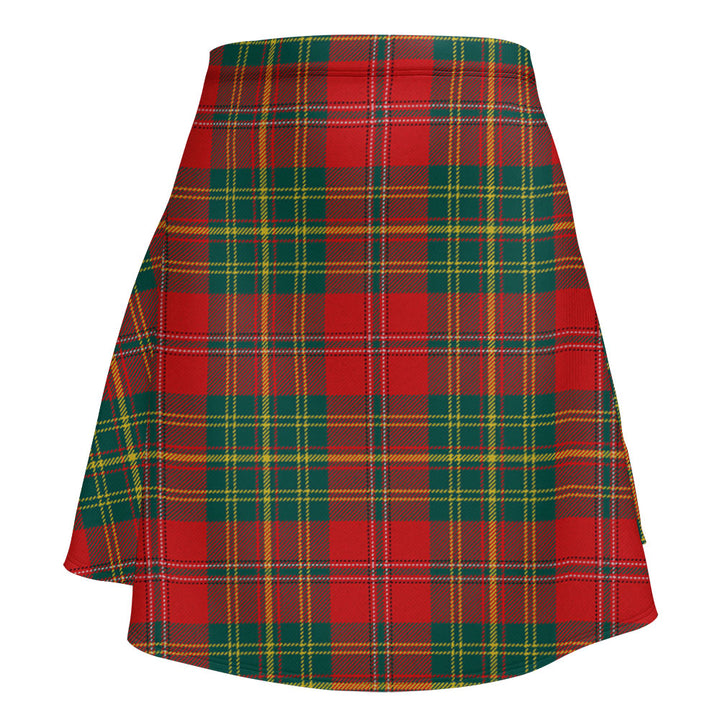 Leask Modern Clan Badge Tartan Flared Skirt