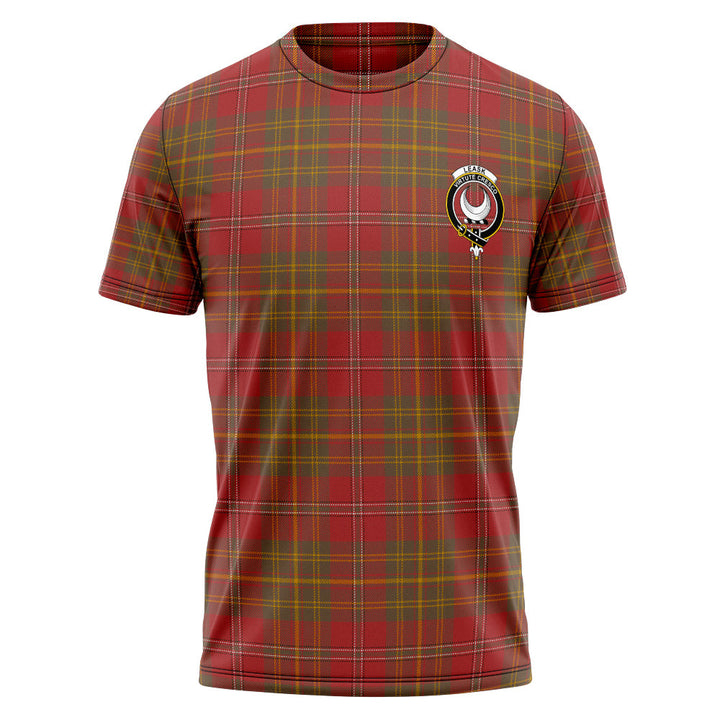 Leask Weathered Clan Badge Tartan T-Shirt
