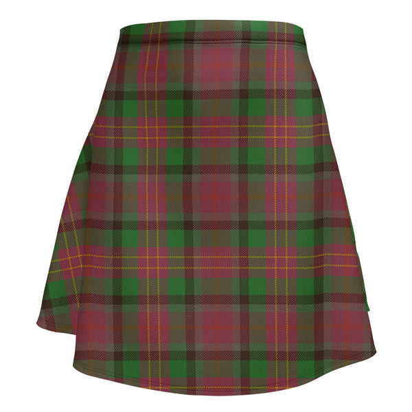 Leighton Ancient Clan Badge Tartan Flared Skirt