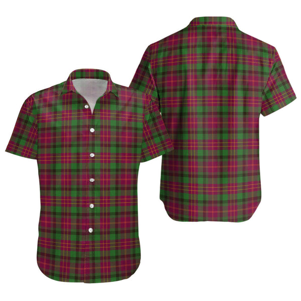 Leighton Modern Clan Badge Tartan Short Sleeve Shirt
