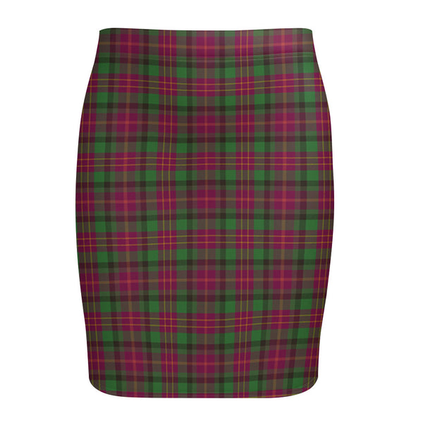Leighton Modern Tartan Fitted Skirt