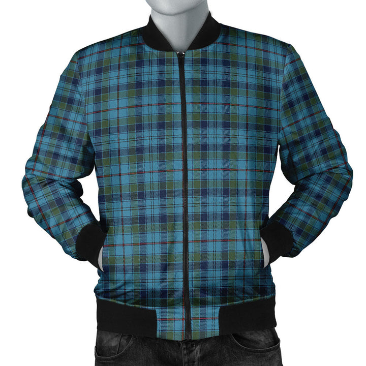 Leith District Modern Clan Badge Tartan Bomber Jacket
