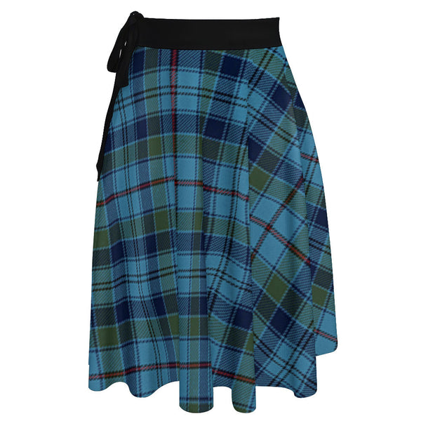 Leith District Modern Tartan Wrap Skirt