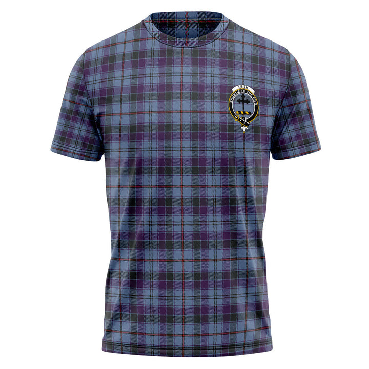 Leith District Weathered Clan Badge Tartan T-Shirt