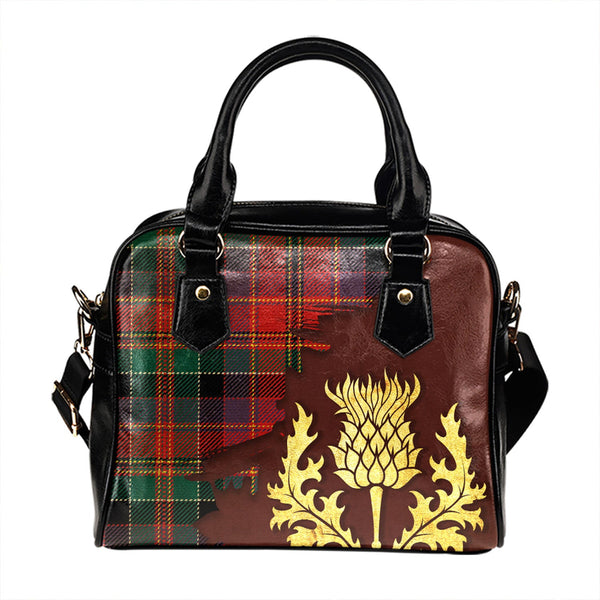 Leith (Hay 4) Modern Tartan Shoulder Handbag Thistle Oldest Style