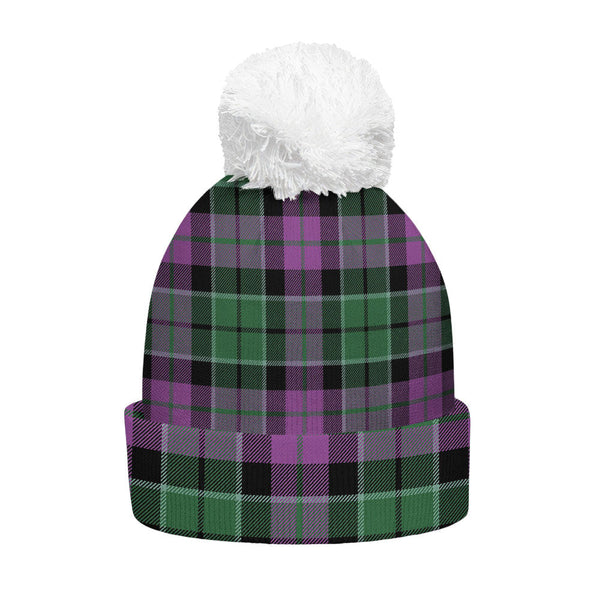 Lennie Ancient Clan Badge Tartan Bobble Beanie Hat