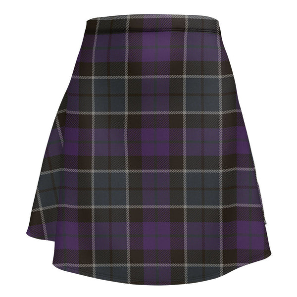 Lennie Weathered Clan Badge Tartan Flared Skirt