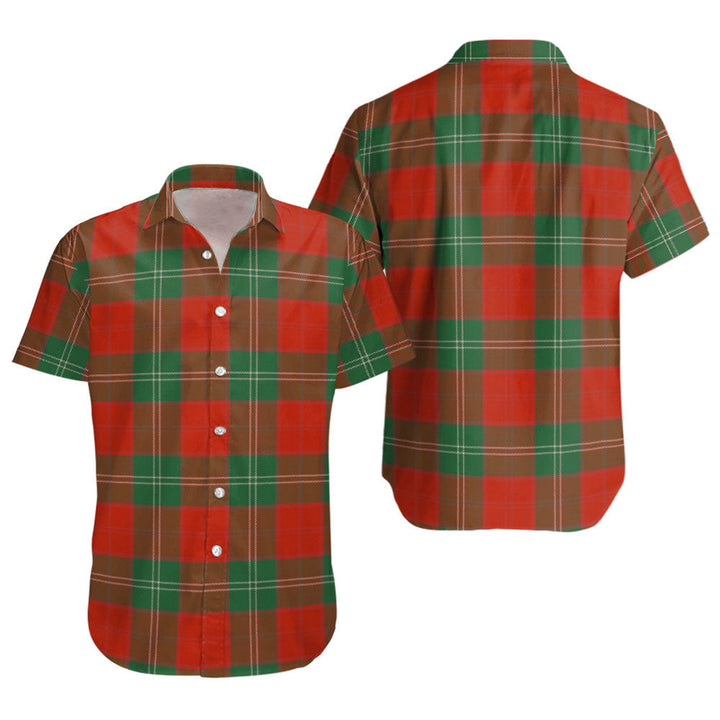 Lennox Ancient Clan Badge Tartan Short Sleeve Shirt