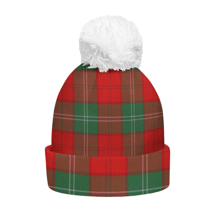 Lennox Modern Clan Badge Tartan Bobble Beanie Hat