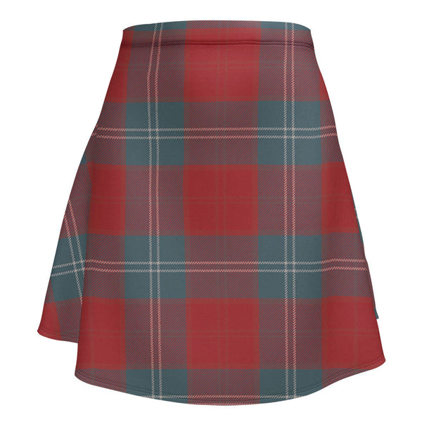 Lennox Weathered Clan Badge Tartan Flared Skirt
