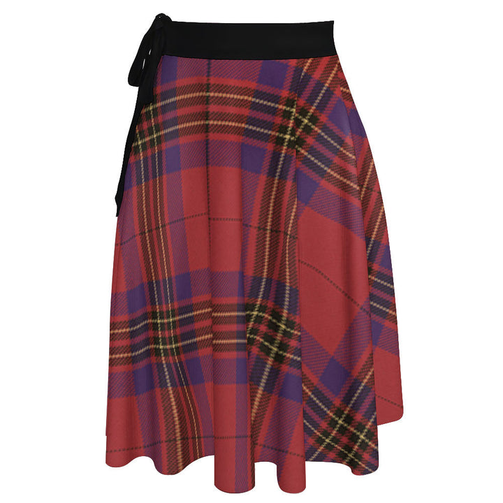 Leslie Weathered Tartan Wrap Skirt